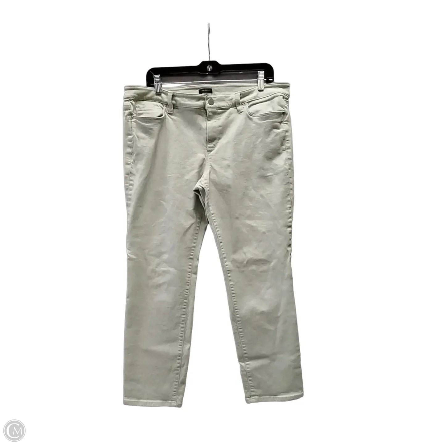 Jeans Straight By Ann Taylor In Green, Size: 14