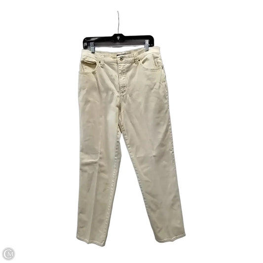 Jeans Straight By Gloria Vanderbilt In Yellow, Size: 10