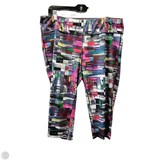 Athletic Leggings By Danskin In Multi-colored, Size: Xl