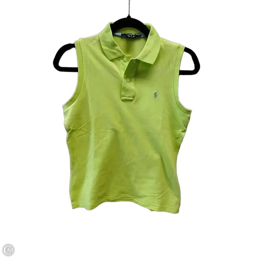 Athletic Top Short Sleeve By Ralph Lauren In Green, Size: S