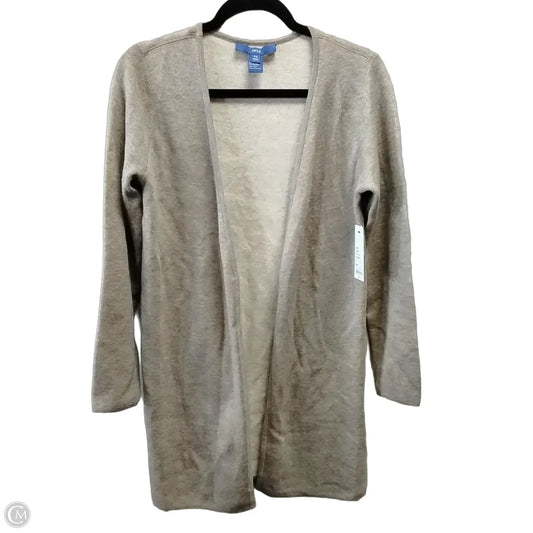 Sweater Cardigan By Apt 9 In Beige, Size: S