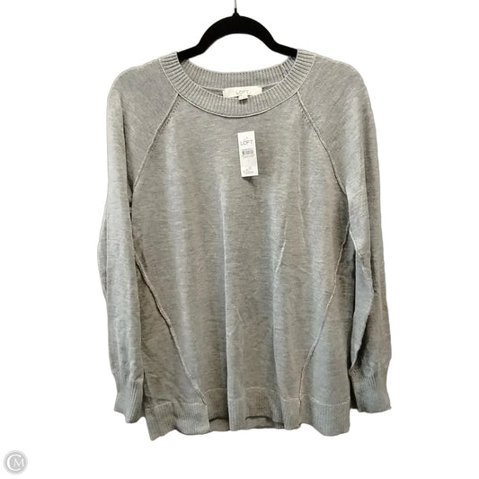 Sweater By Loft In Grey, Size: S