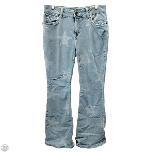 Jeans Flared By Wrangler In Blue, Size: 12
