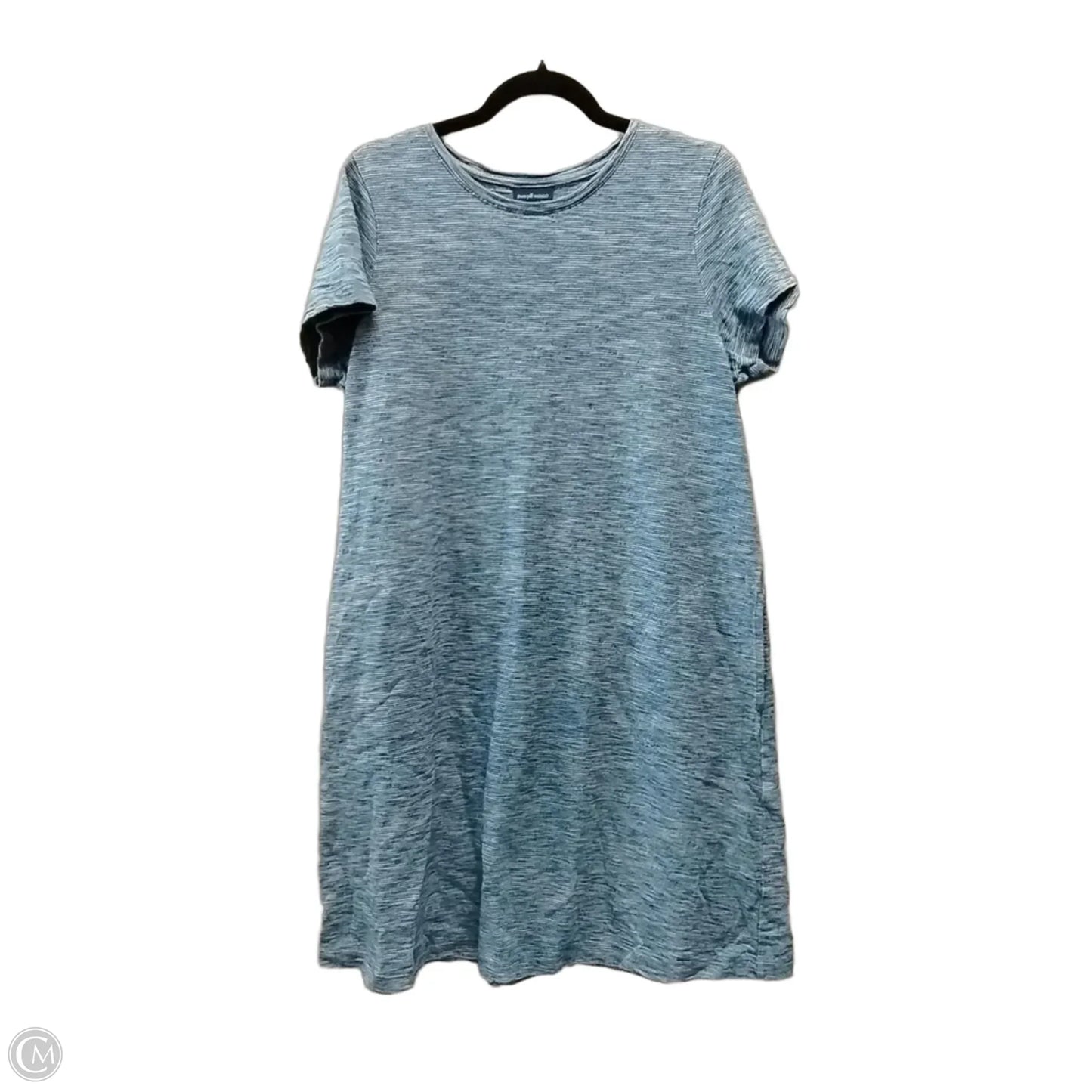 Dress Casual Midi By Pure Jill In Blue & White, Size: 10