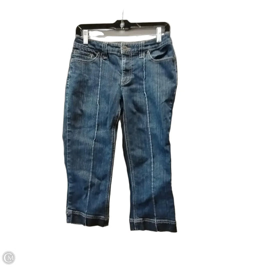 Capris By Chicos In Blue Denim, Size: 2