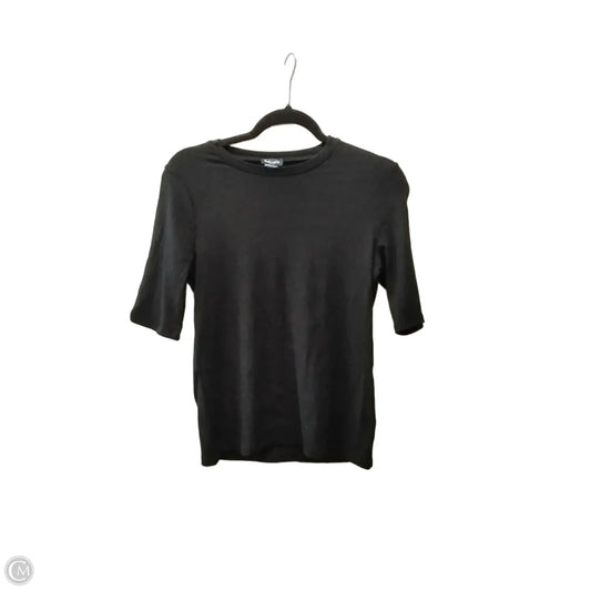 Top Short Sleeve By Splendid In Black, Size: S