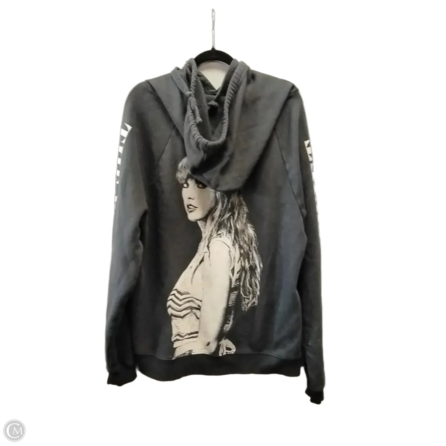 Sweatshirt Hoodie By Cme In Grey, Size: L