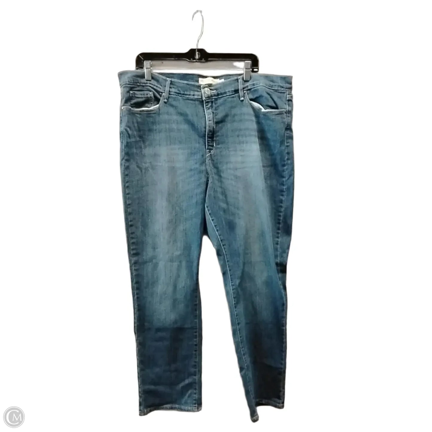 Jeans Straight By Levis In Blue, Size: 20