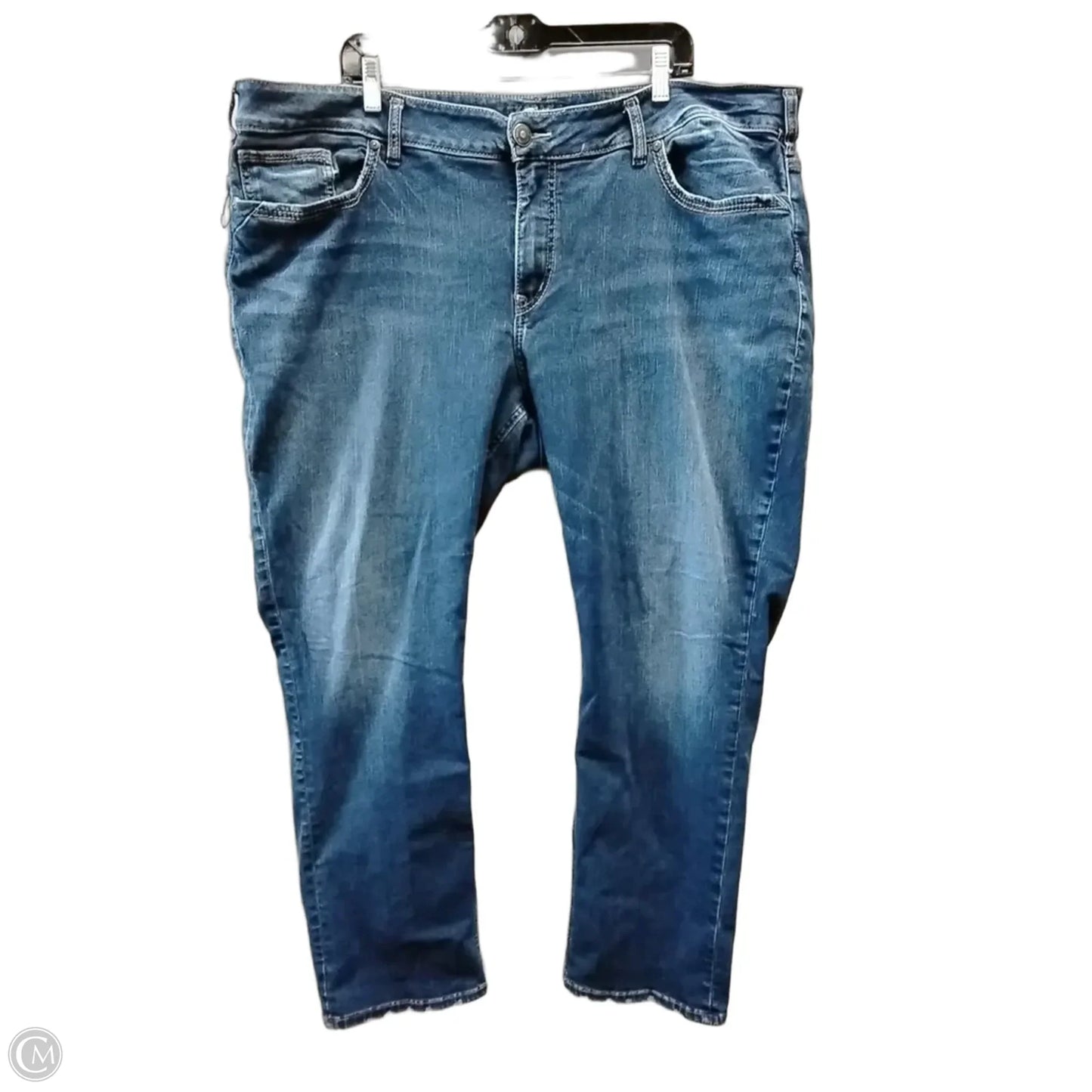 Jeans Straight By Silver In Blue, Size: 26