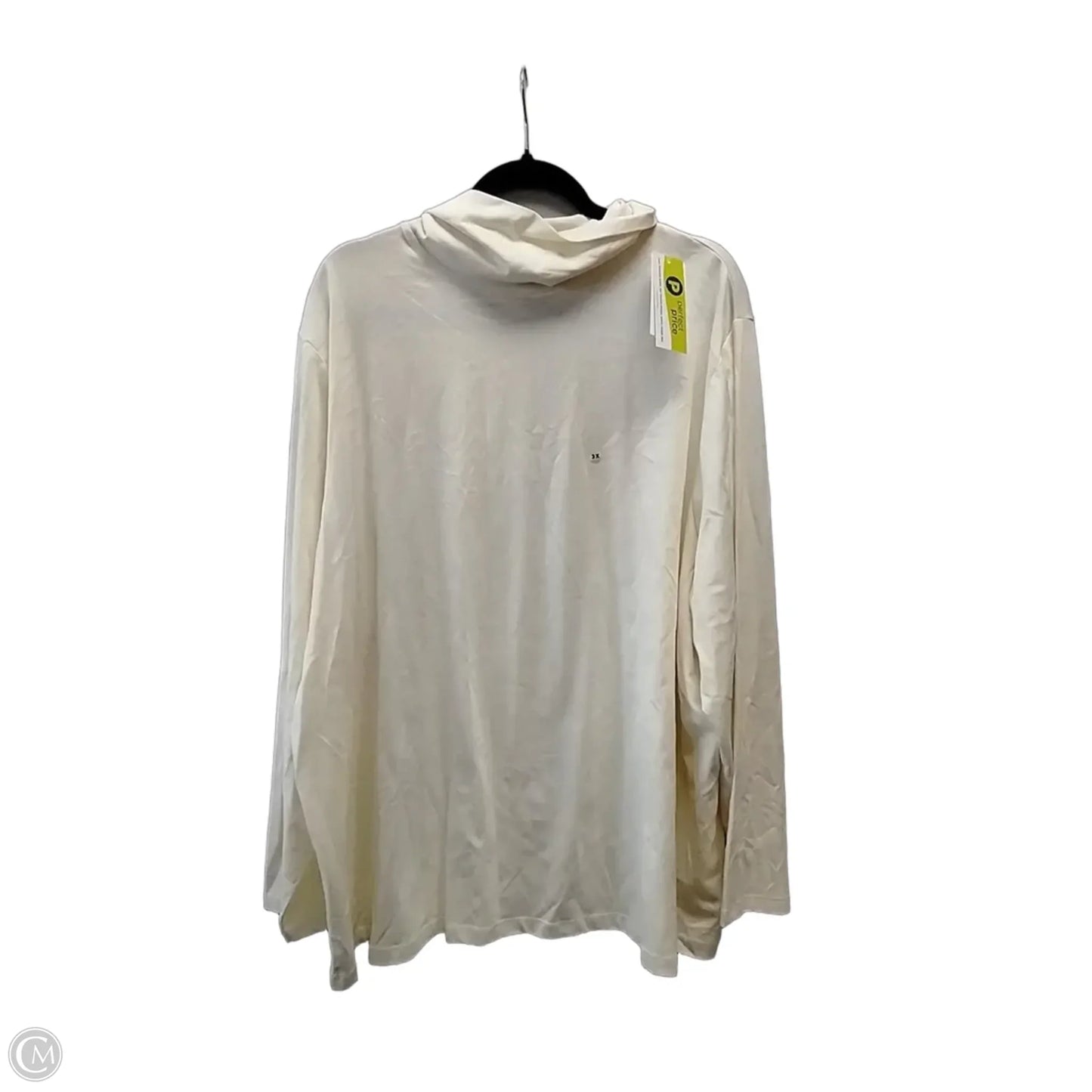 Top Long Sleeve By Liz And Me In Cream, Size: 3x