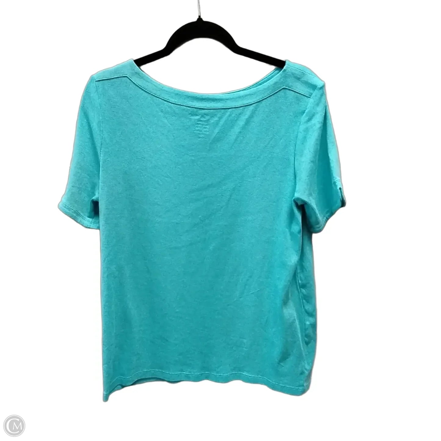 Top Short Sleeve By Chicos In Blue, Size: M