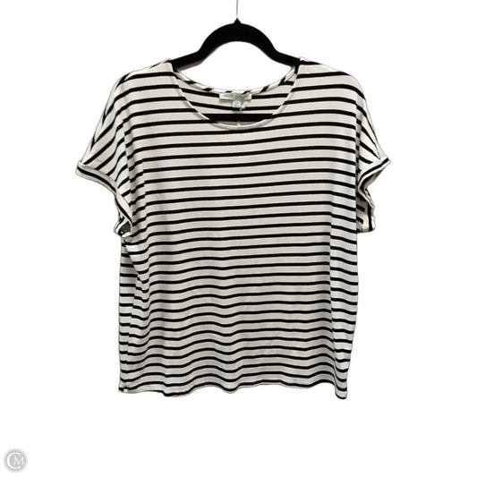 Top Short Sleeve By Green Envelope In Striped Pattern, Size: Xxl