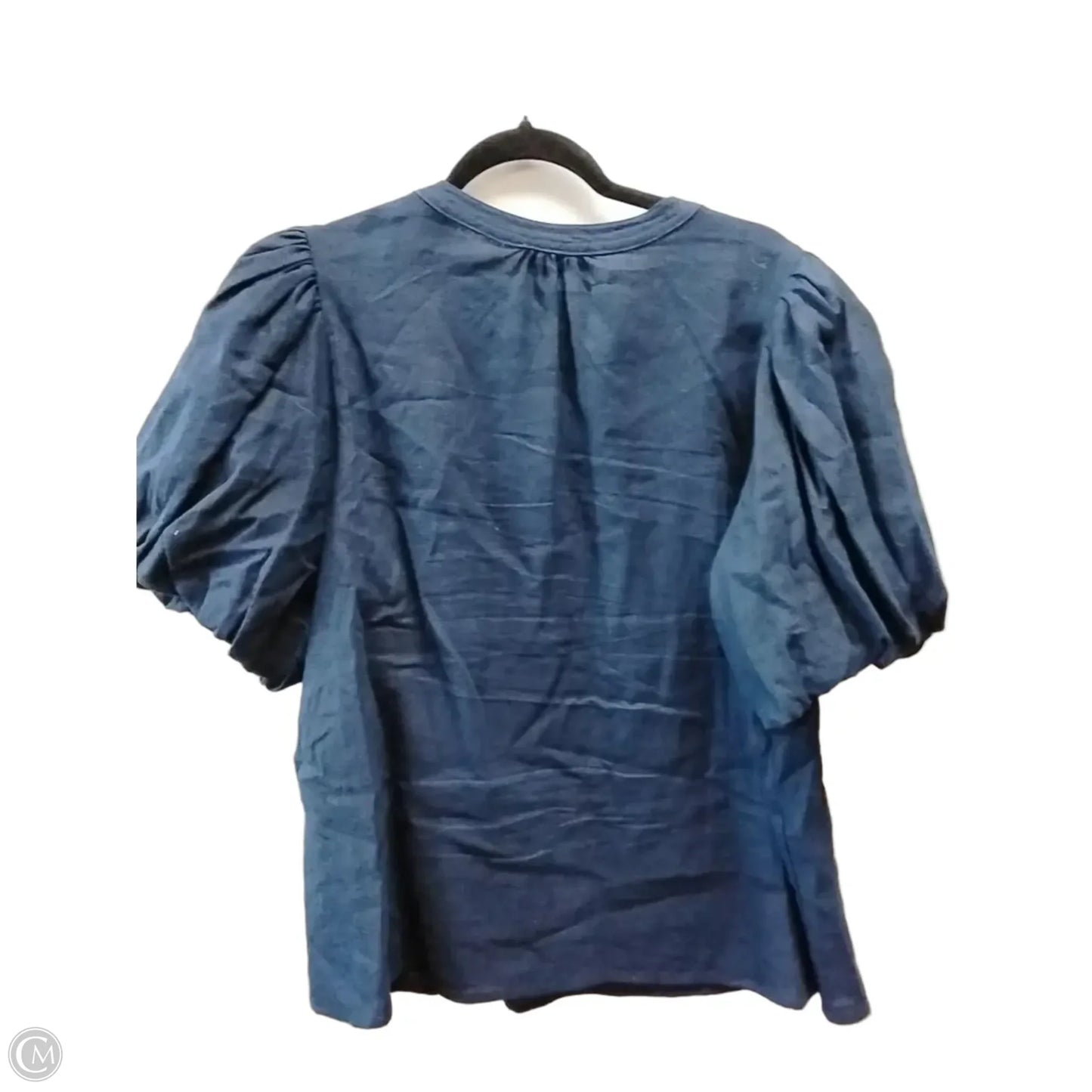 Top Short Sleeve By Cece In Blue, Size: Xl