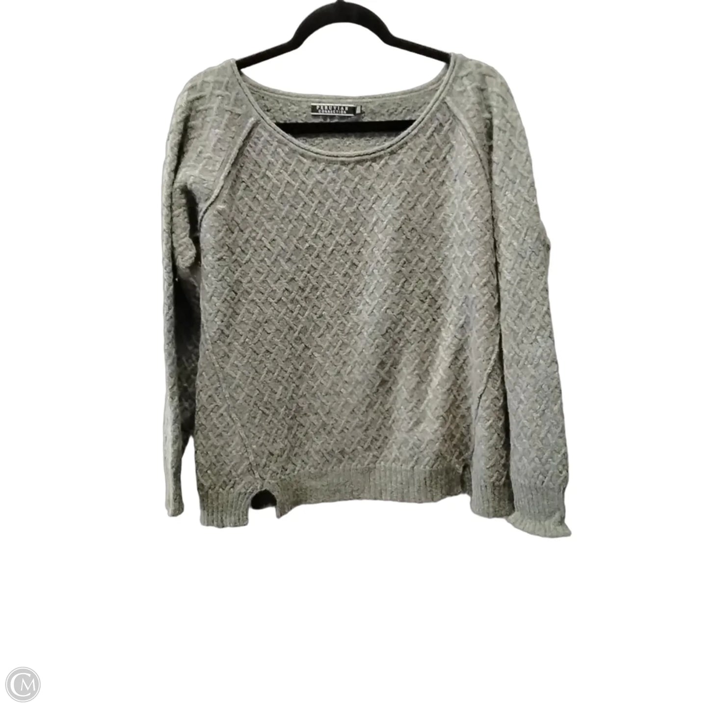 Sweater By Peruvian Connection In Green, Size: L