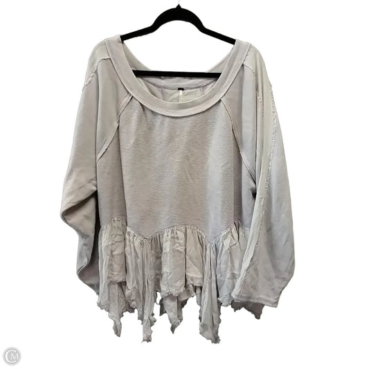 Sweatshirt Crewneck By Free People In Purple, Size: L
