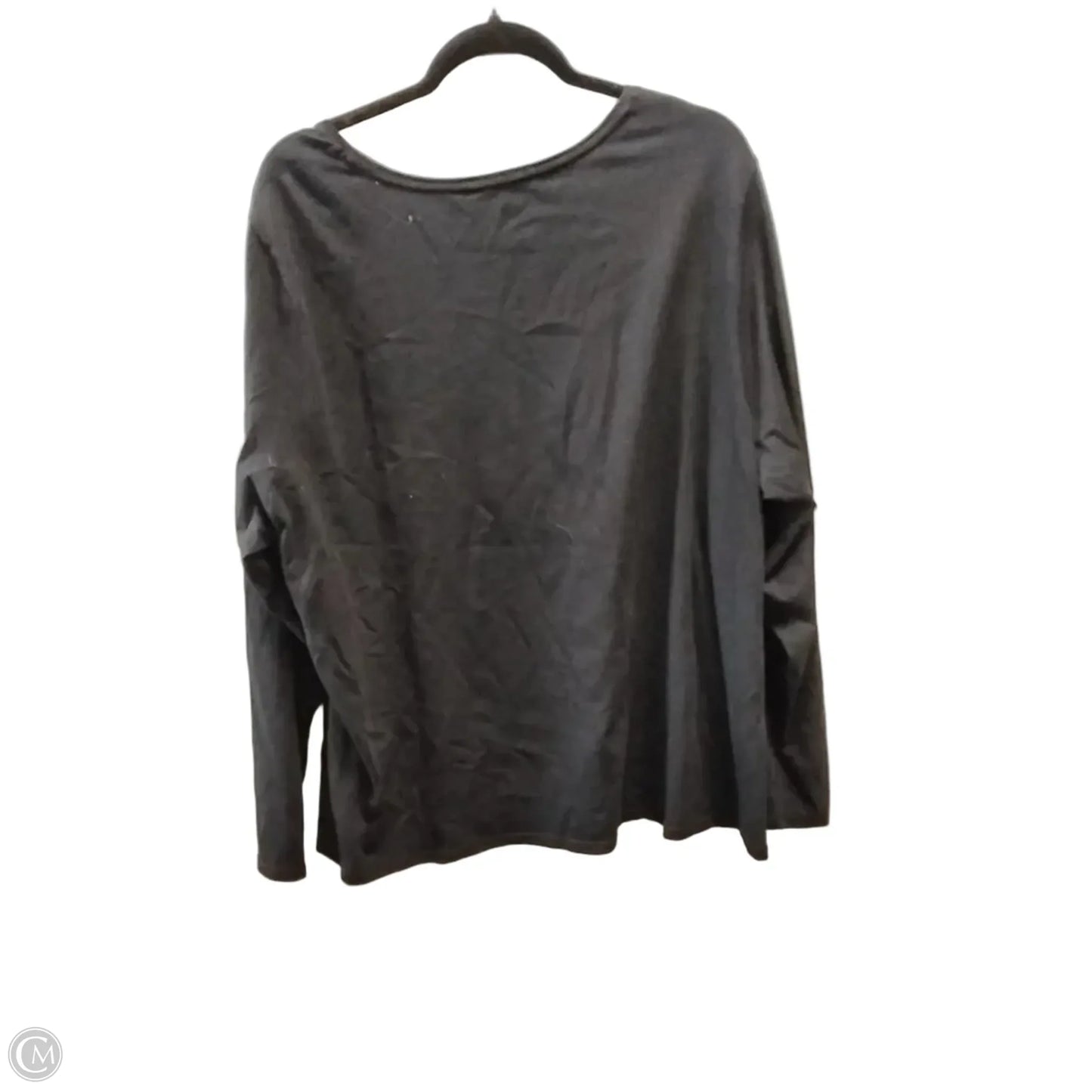 Top Long Sleeve By Coldwater Creek In Black, Size: 3x