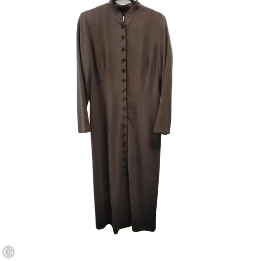 Dress Casual Maxi By Liz Claiborne In Brown, Size: 10