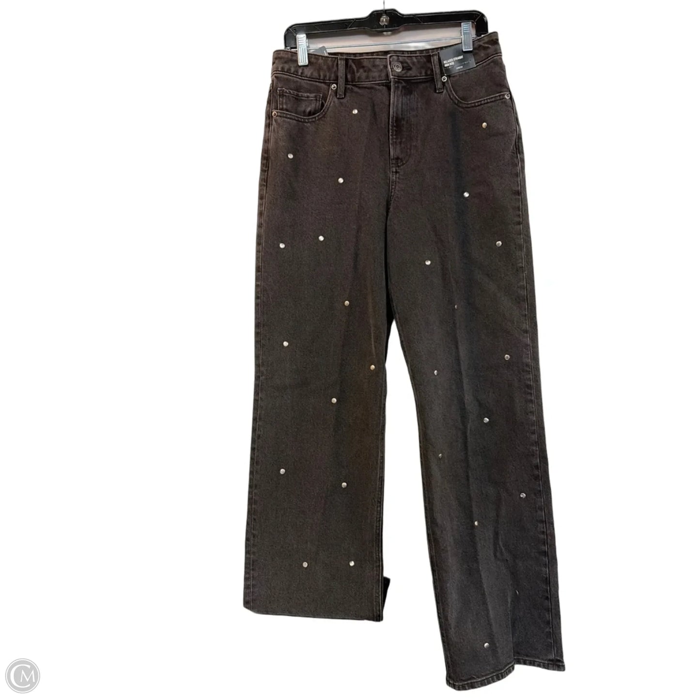 Jeans Straight By Express In Black, Size: 8
