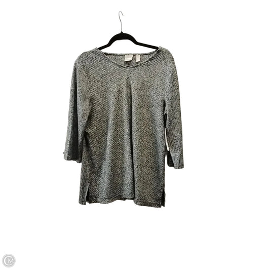 Sweater By Chicos In Grey, Size: Xl