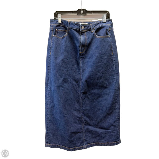 Skirt Maxi By Ann Taylor In Blue, Size: 10