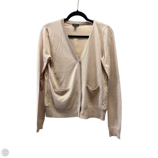 Sweater By Ann Taylor In Tan, Size: L