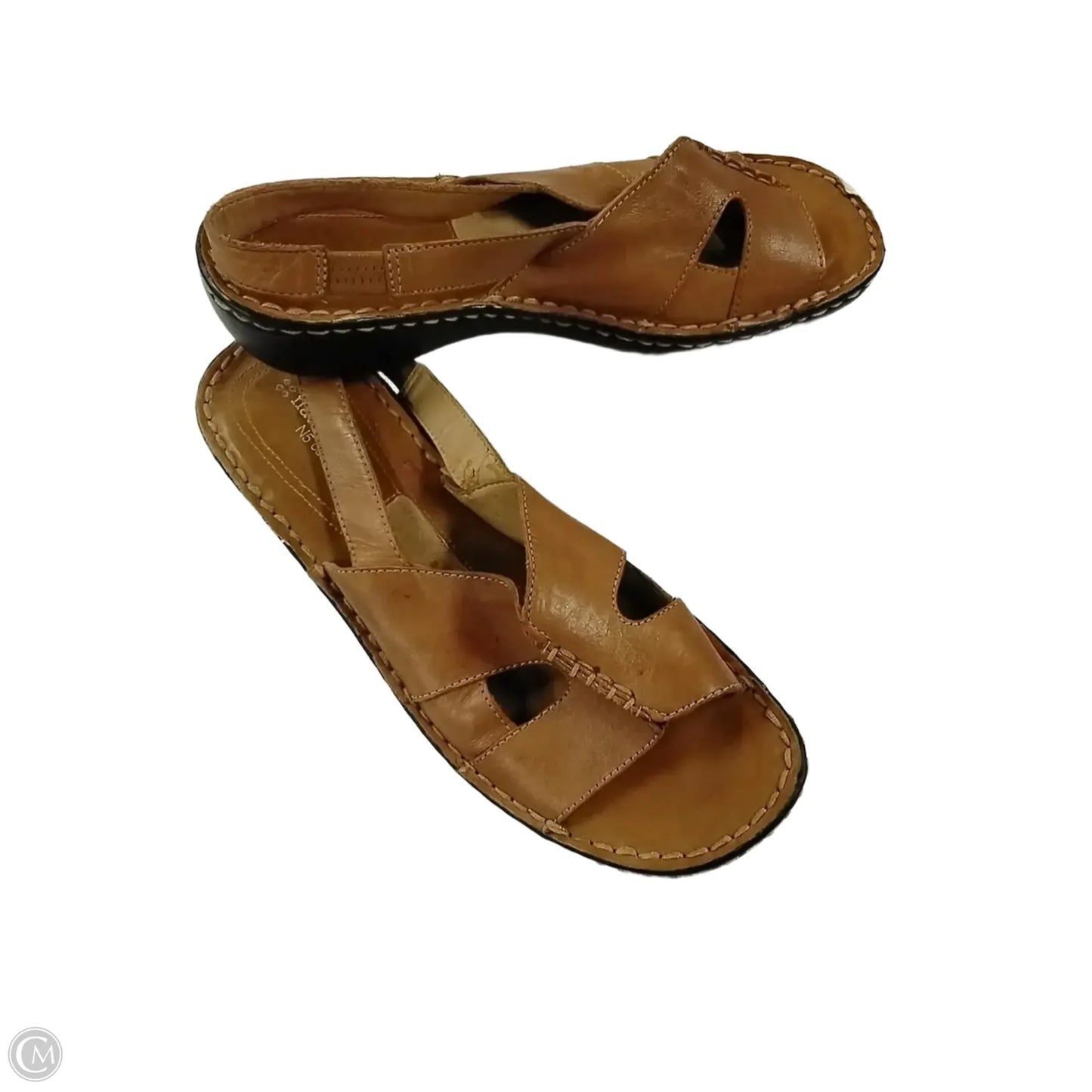 Sandals Flats By Born In Brown, Size: 11