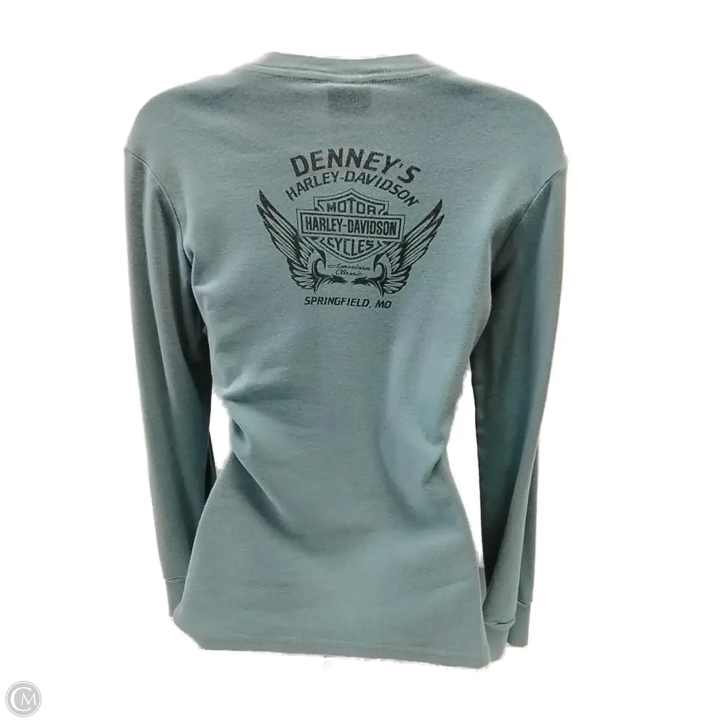 Top Long Sleeve Basic By Harley Davidson In Blue, Size: M