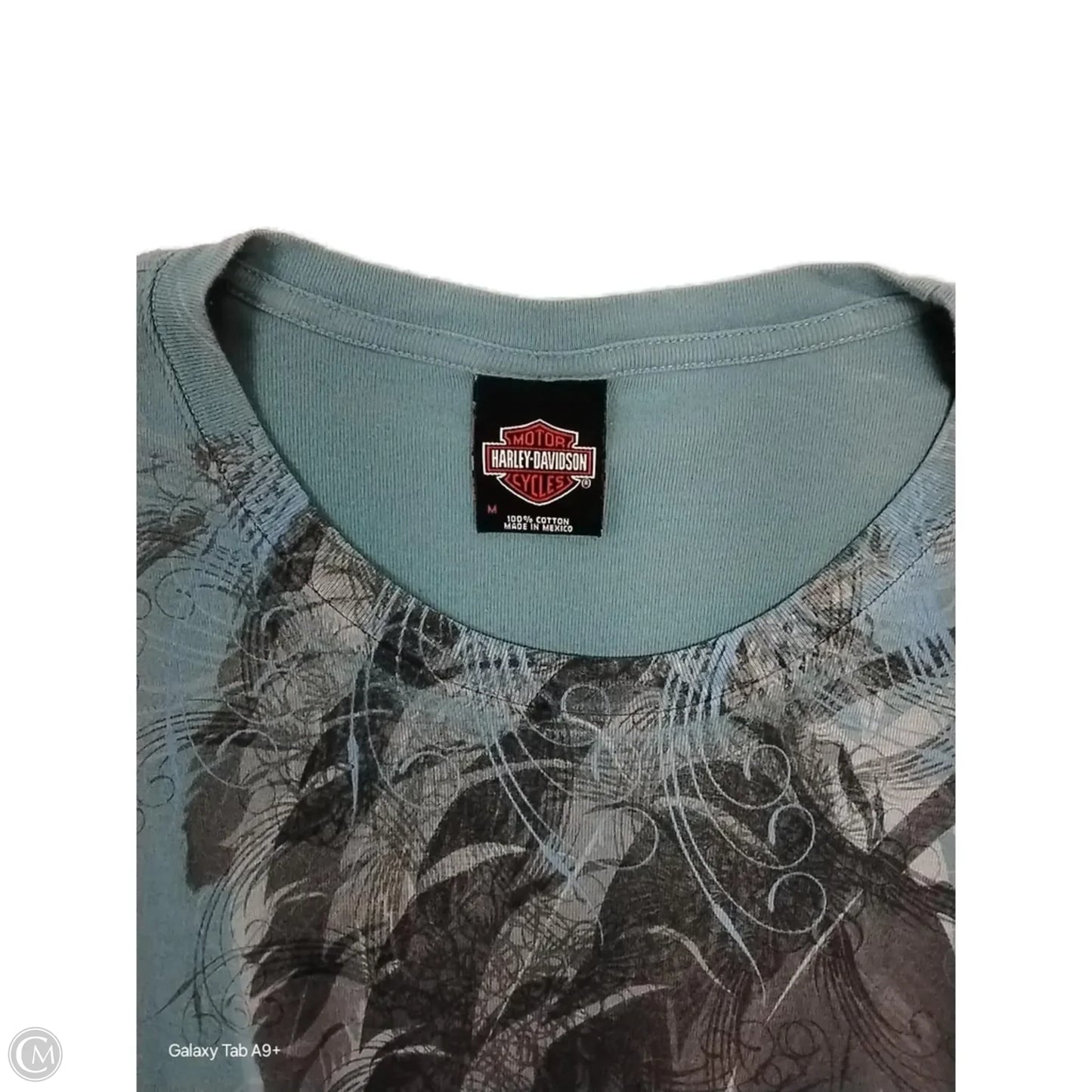 Top Long Sleeve Basic By Harley Davidson In Blue, Size: M