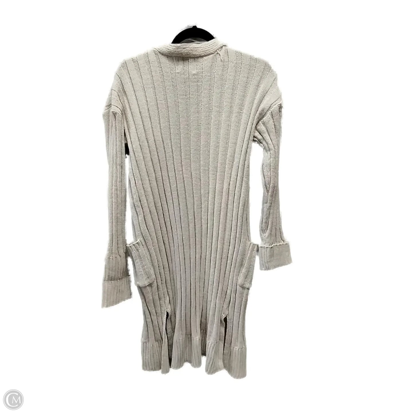 Sweater Cardigan By Pink Rose In Beige, Size: M