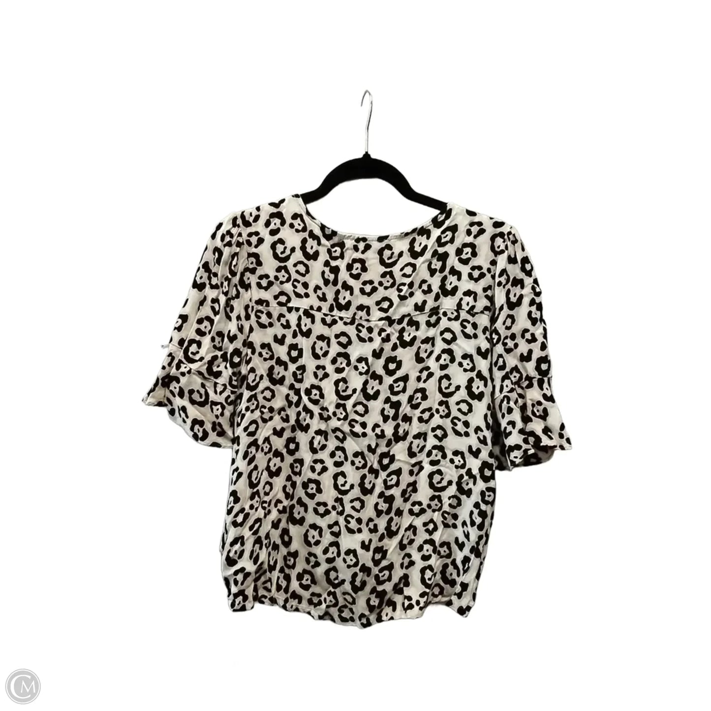 Top Short Sleeve By Sanctuary In Leopard Print, Size: Xs