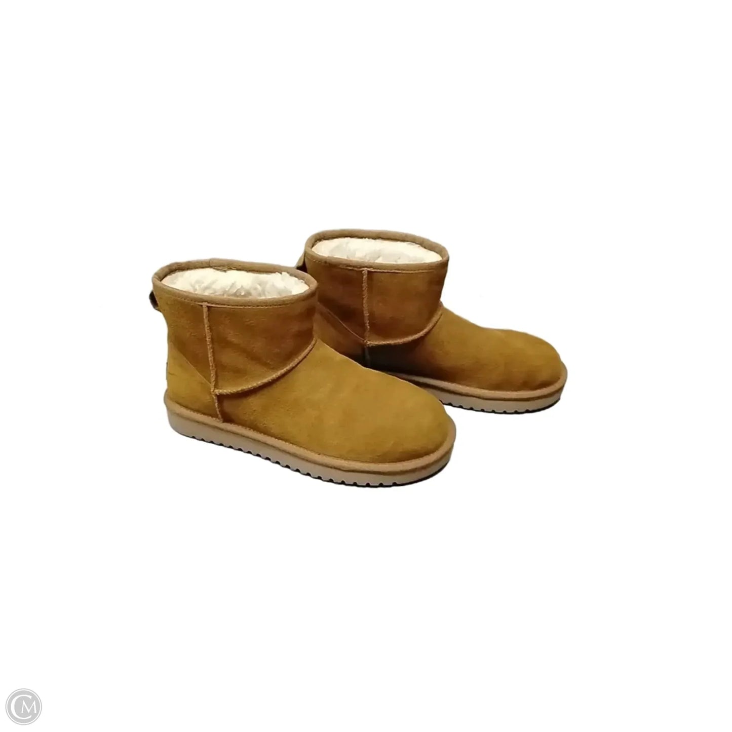 Boots Designer By Ugg In Brown, Size: 7