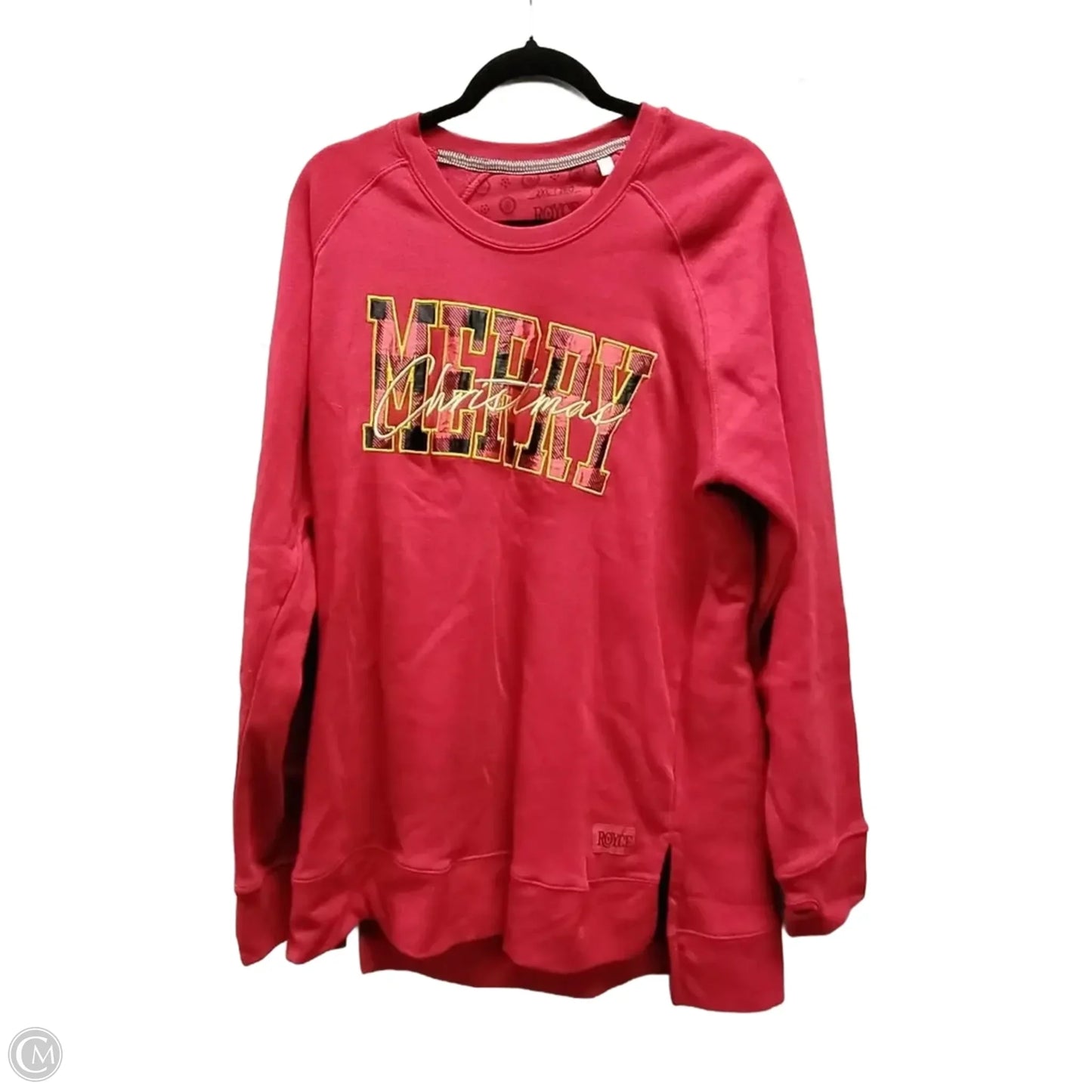 Sweatshirt Crewneck By Clothes Mentor In Red, Size: 2x