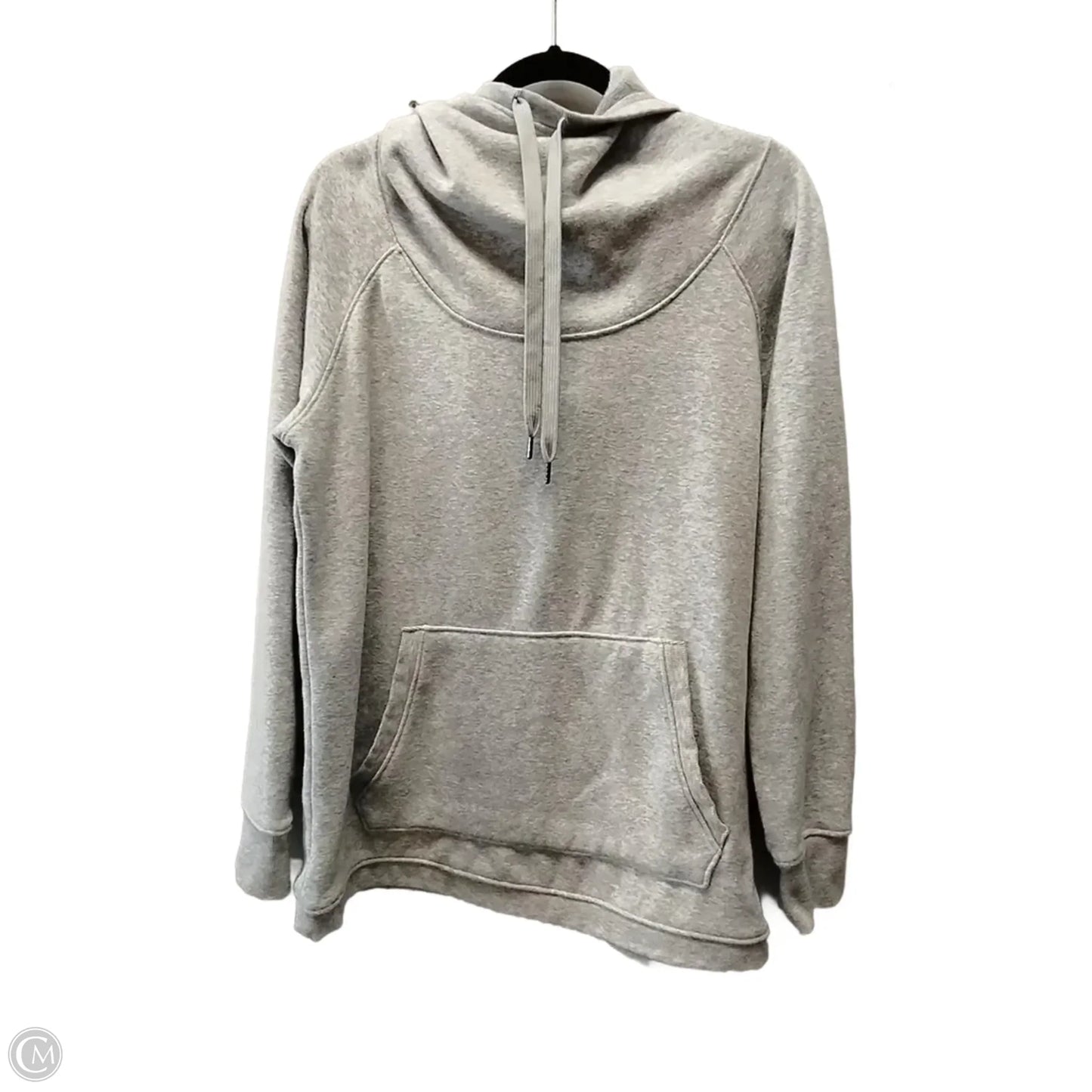 Sweatshirt Hoodie By Active Life In Grey, Size: L