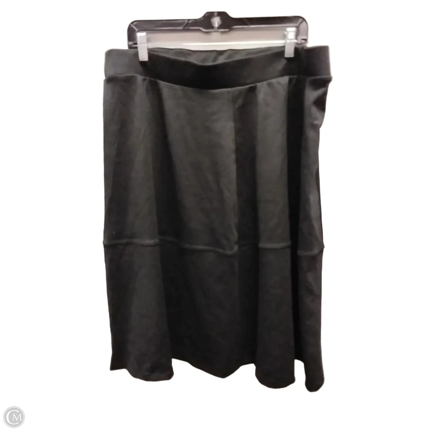 Skirt Midi By Cato In Black, Size: 18