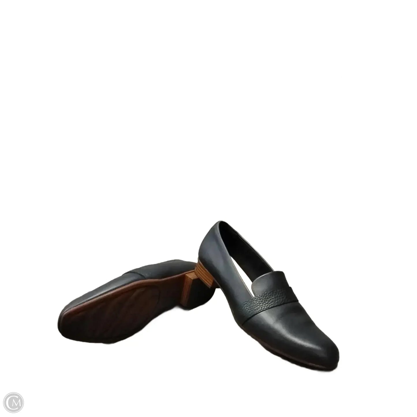 Shoes Heels Block By Clarks In Blue, Size: 8