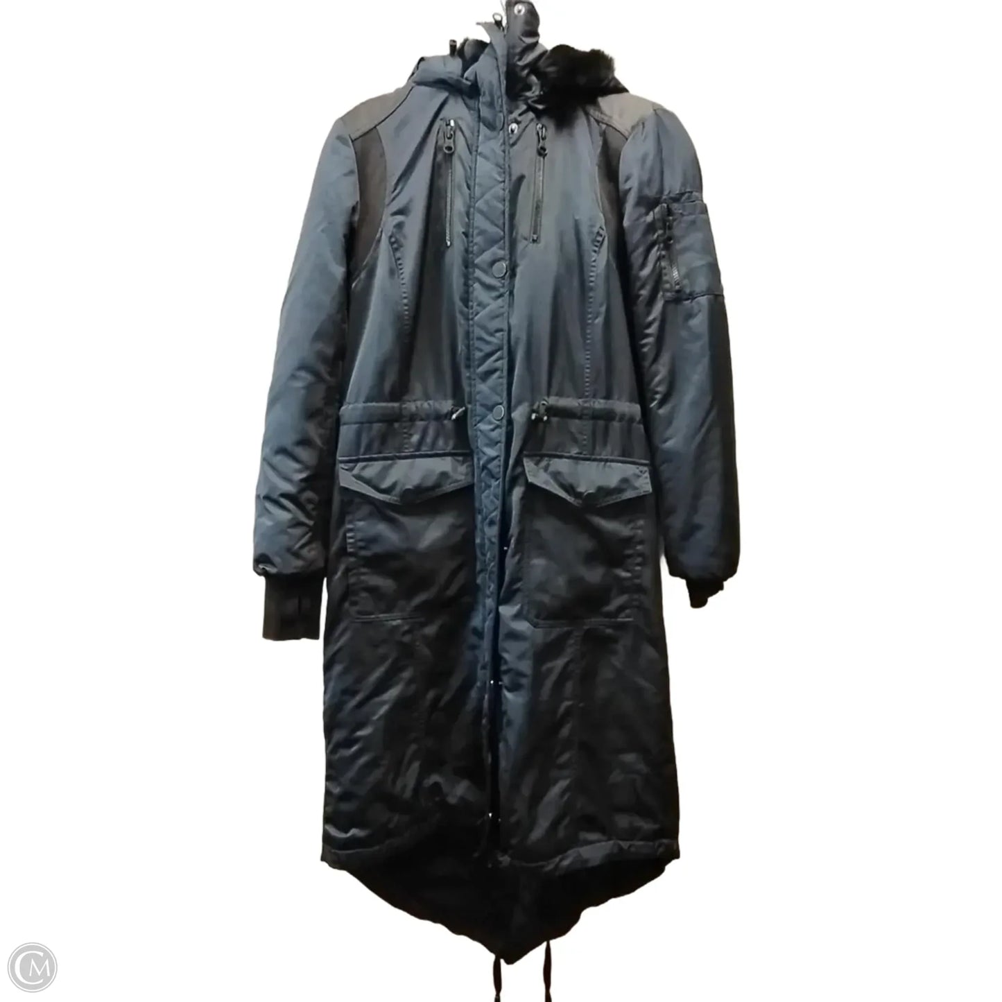 Coat Puffer & Quilted By Clothes Mentor In Blue, Size: S