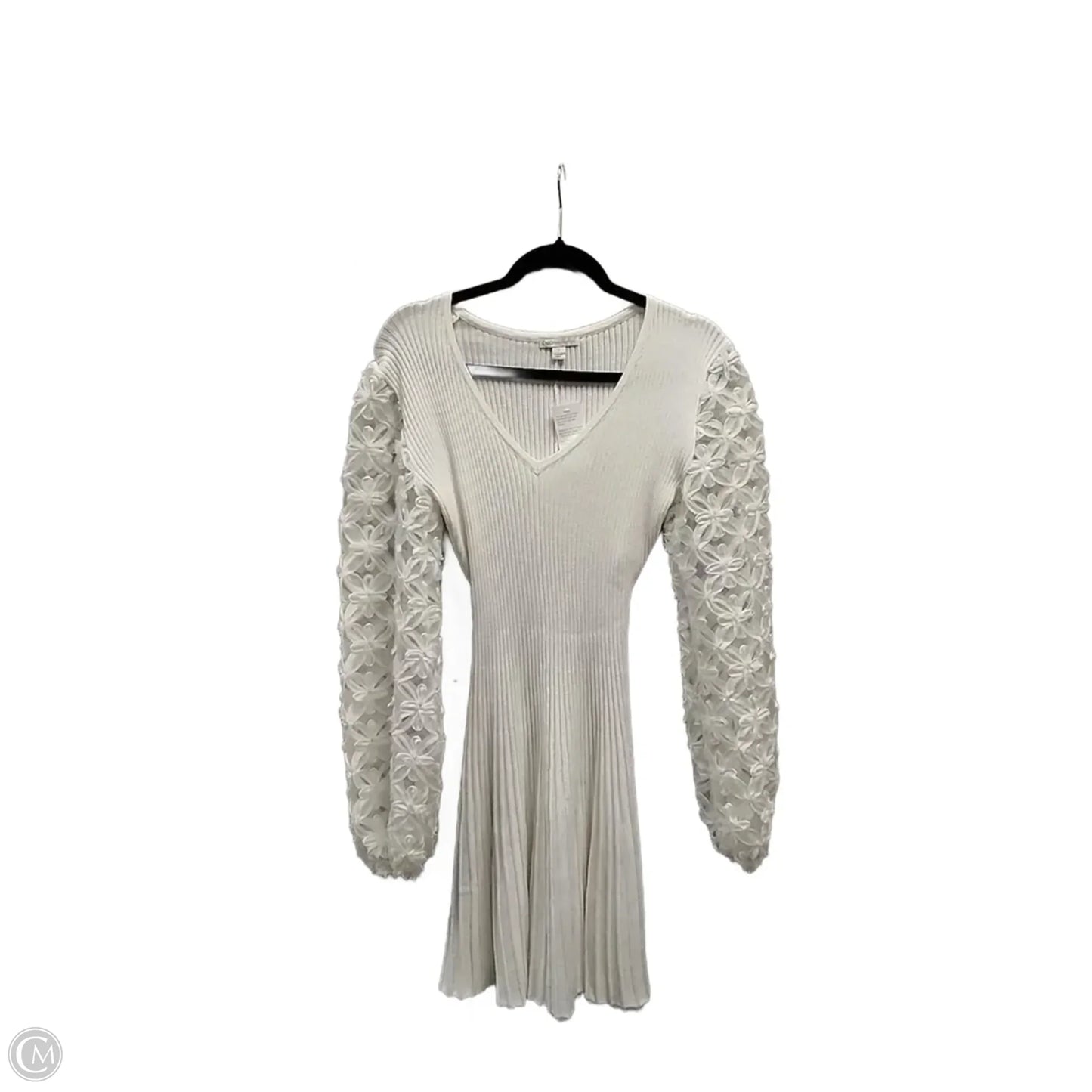 Dress Casual Midi By Cato In White, Size: S