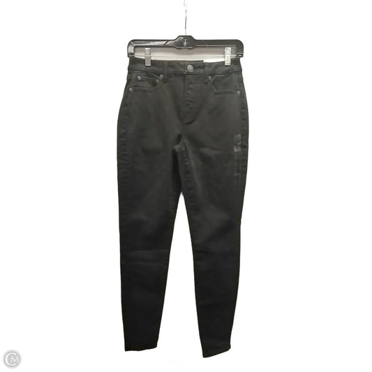 Jeans Straight By American Eagle In Black, Size: 4