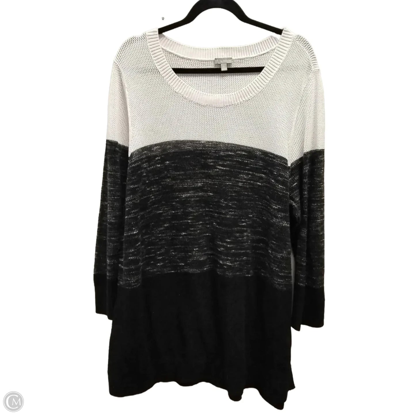 Sweater By Talbots In Striped Pattern, Size: 3x