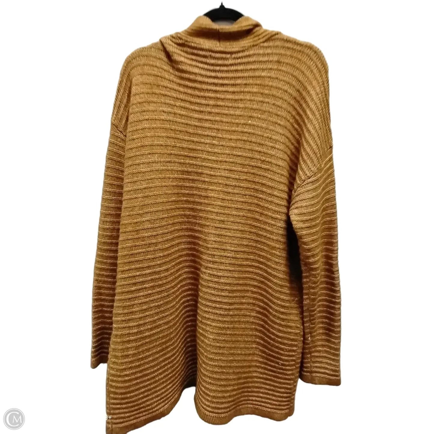 Sweater Cardigan By Nine West In Orange, Size: Xl