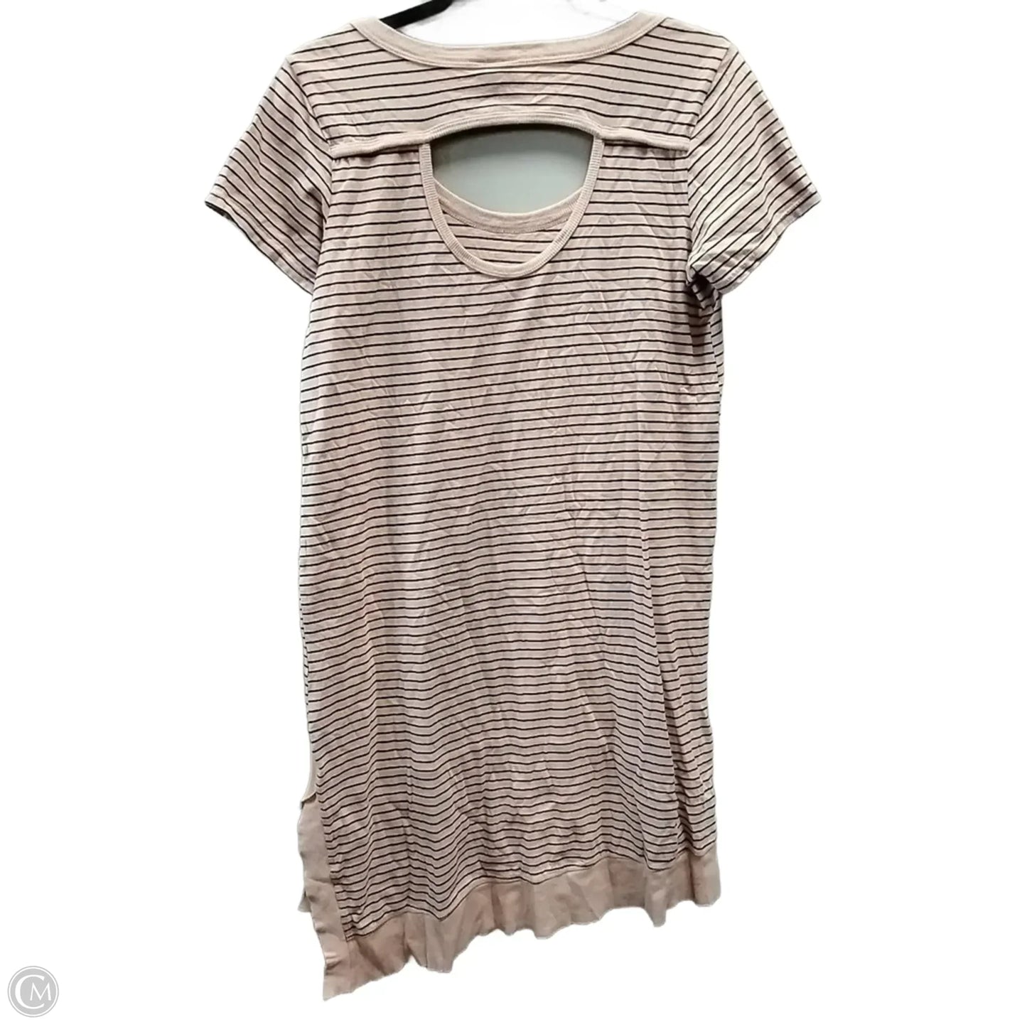 Top Short Sleeve By Left Of Center In Pink, Size: S