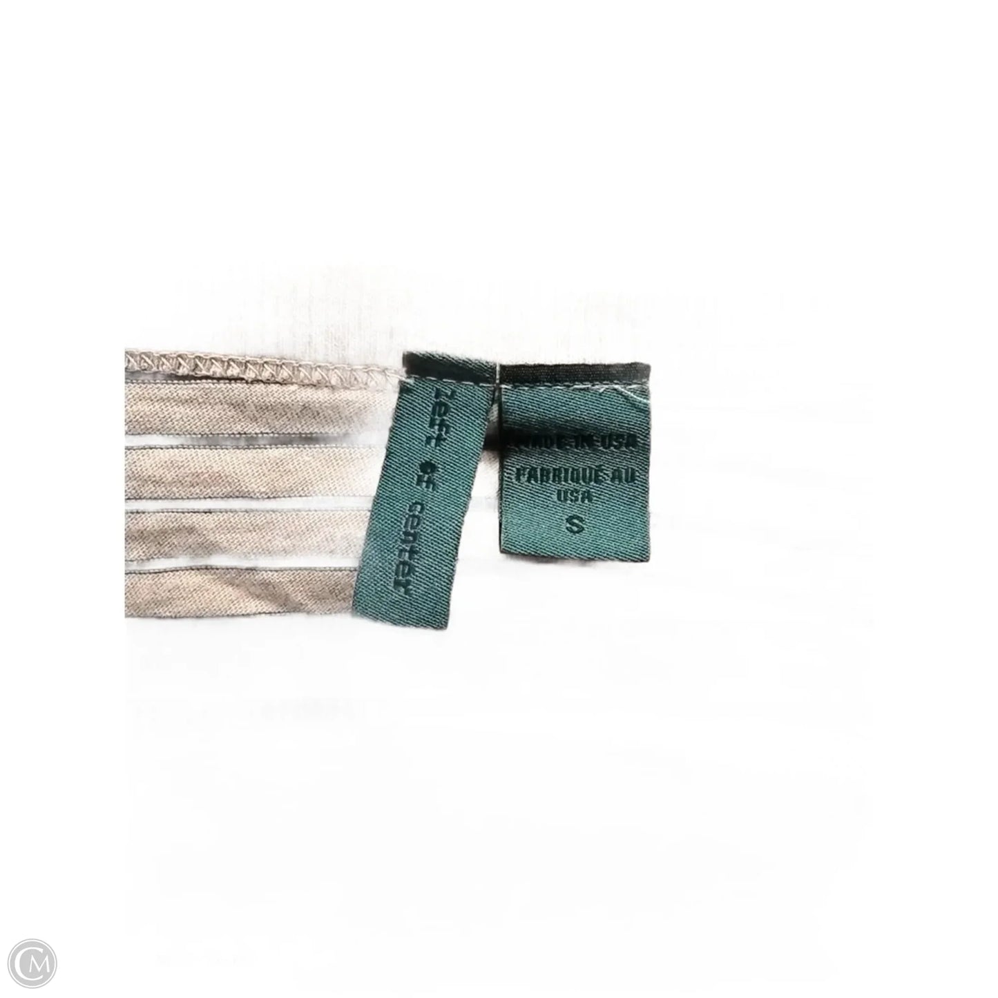 Top Short Sleeve By Left Of Center In Pink, Size: S