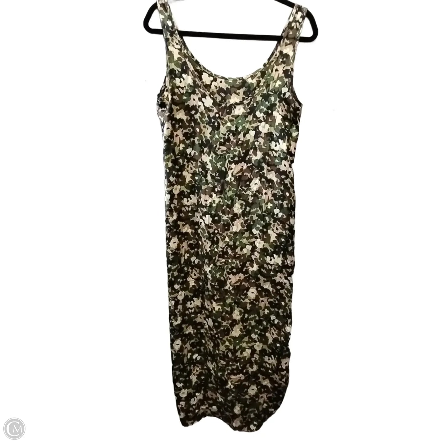 Dress Casual Midi By Zara In Camouflage Print, Size: S