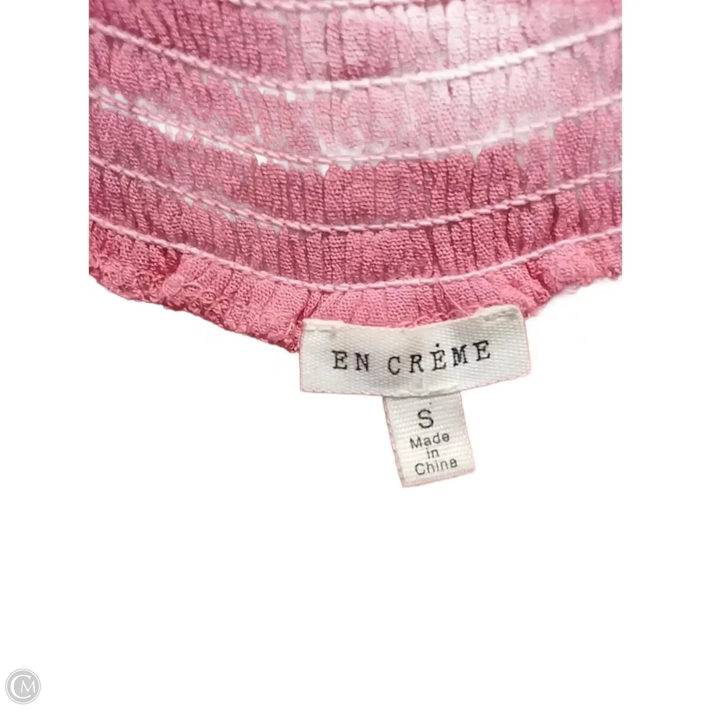 Dress Casual Short By En Creme In Pink, Size: S