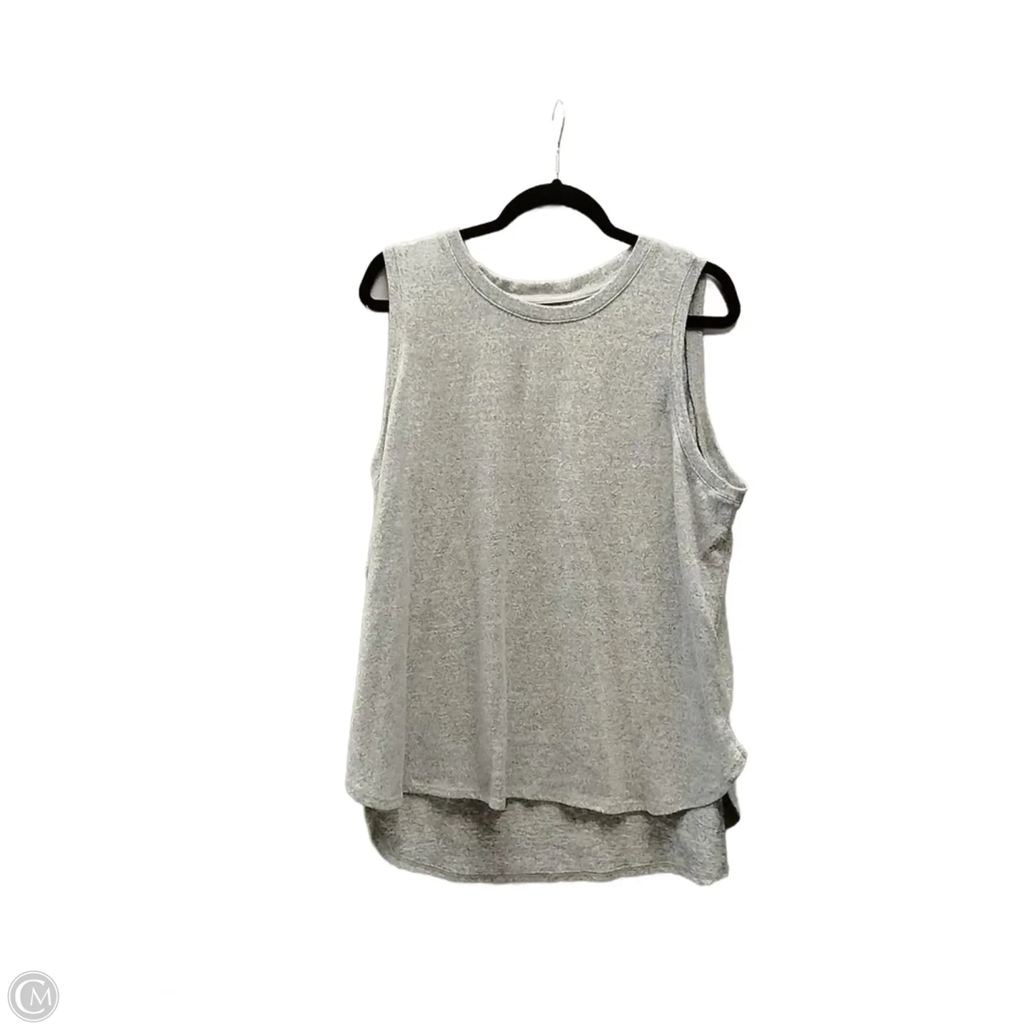 Top Sleeveless By Lands End In Grey, Size: Xl