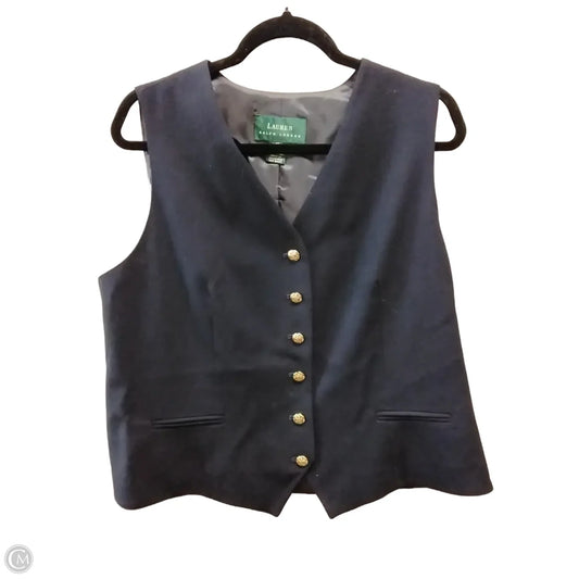Vest Other By Lauren By Ralph Lauren In Black, Size: 16