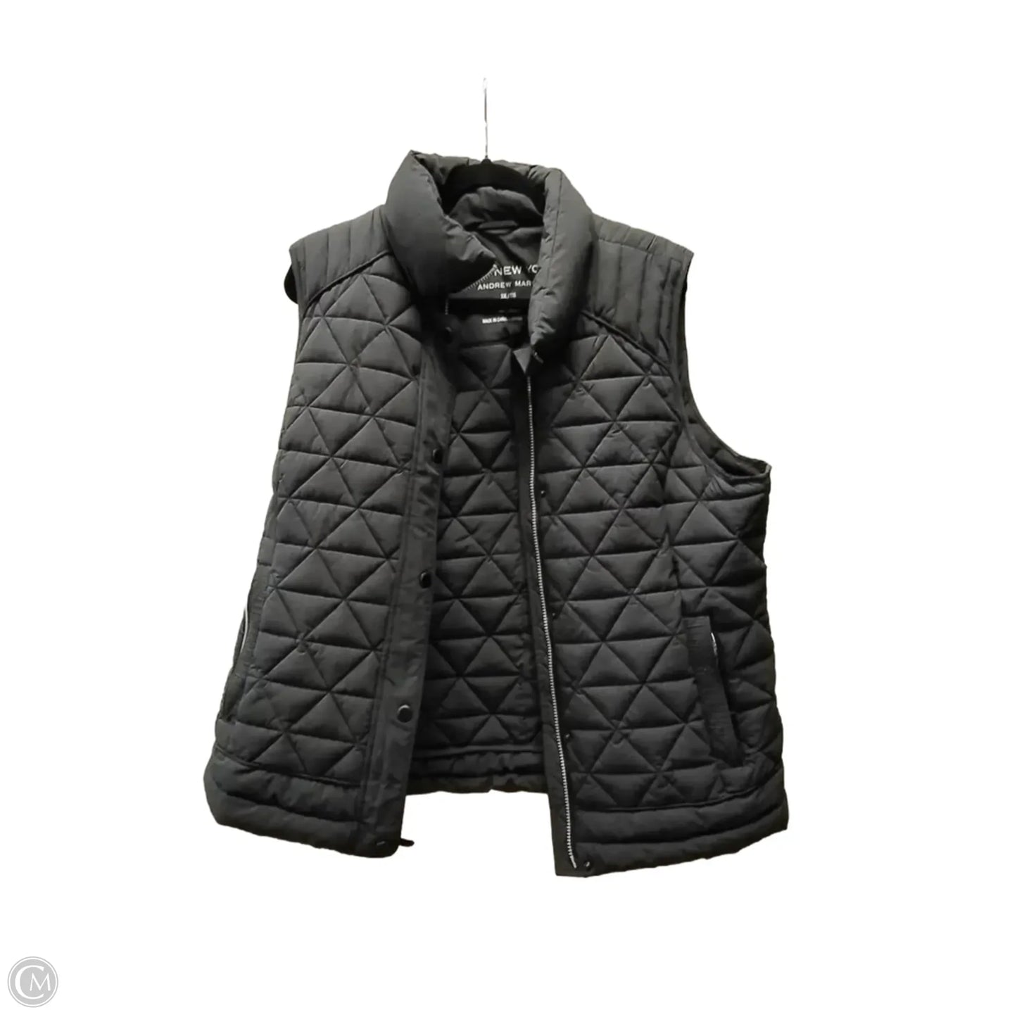 Vest Puffer & Quilted By Marc New York In Grey, Size: Xxl