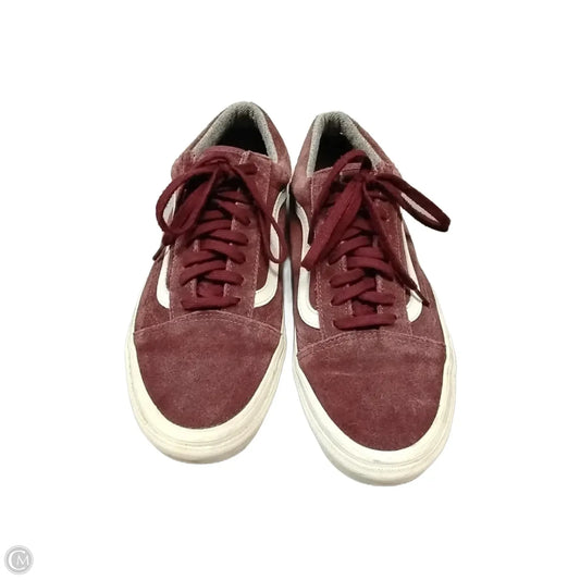 Shoes Sneakers By Vans In Purple, Size: 8.5