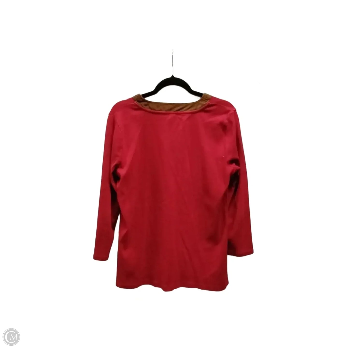 Sweater By Lauren By Ralph Lauren In Red, Size: Xl