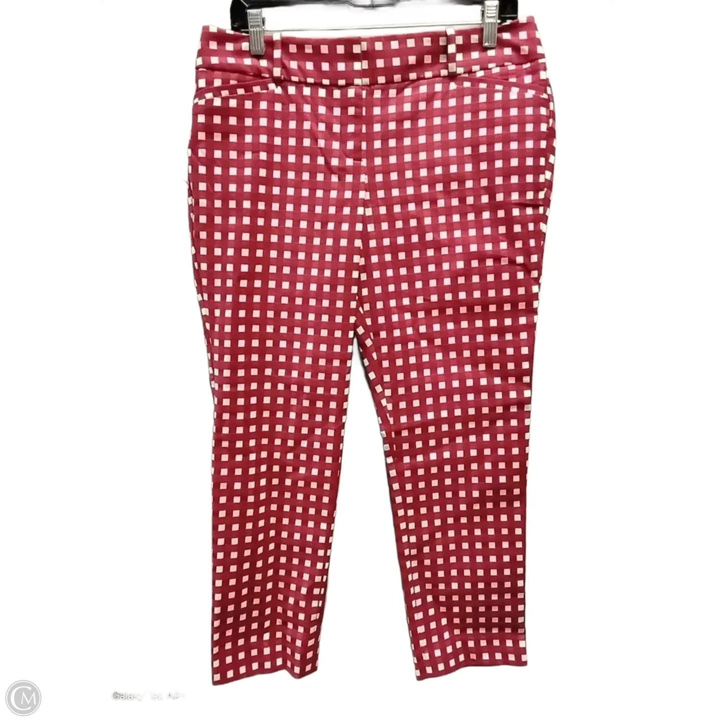 Pants Cropped By Limited In Checkered Pattern, Size: 8